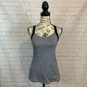 Old Navy Active Go Fry Fitted Workout Tank Top size Extra Small Grey